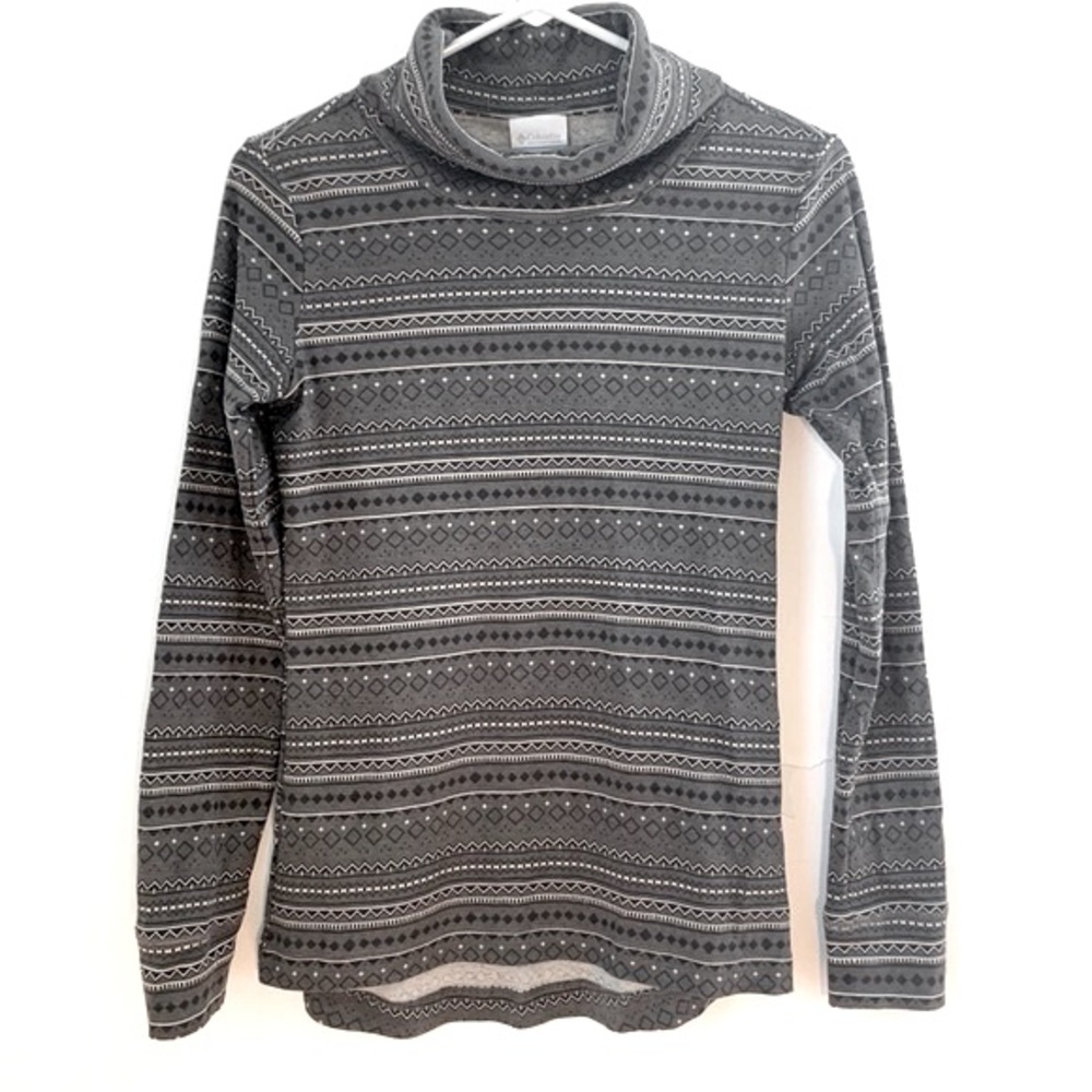 Columbia Geometric Lightweight Turtleneck Top
